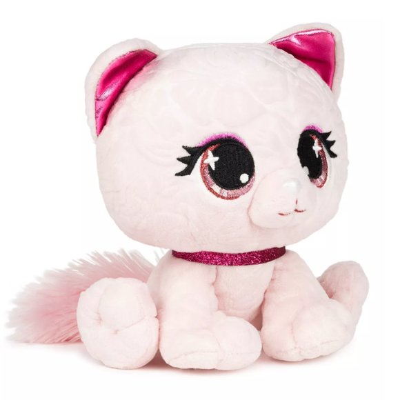 P.Lushes Designer Fashion Pets April Fiore Kitten Premium Stuffed Animal, 6" - Picture 2 of 3